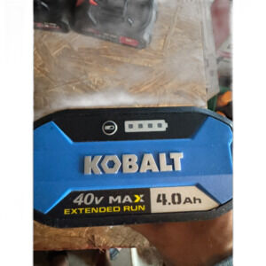 Kobalt 4ah 40V MAX Extended Run Li-Ion Battery - KB 440-03 *parts*
